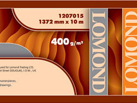 Холст Lomond XL Natural Canvas Dye, 400 мкм, 1372 мм x 10 м (1207015)