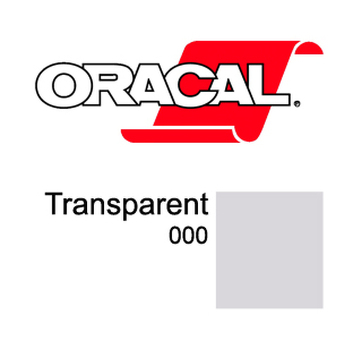 Пленка Oracal 8300 F000 (прозрачная), 80мкм, 1000мм (1 п.м.)