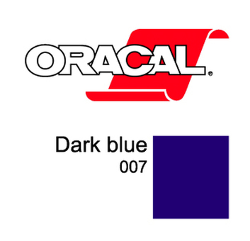 Пленка Oracal 8500 F007 (синий), 80мкм, 1000мм x 50м (рулон 4011363183503)