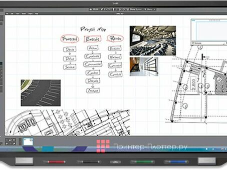 Интерактивная панель SMART SBID-7286R-P (черный) ( SBID-7286R-P)
