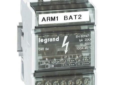 Модульный распределительный блок 4П 100A 7 подключений. Legrand