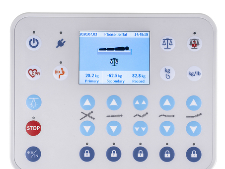 Кровать электрическая Med-Mos DB-2 (MЕ-4059П-02) (7 функций) со встроенными панелями управления в боковых ограждениях