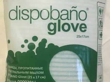 Пенообразующие рукавицы пропитанные рН-нейтральным мылом DISPOBANO Glove