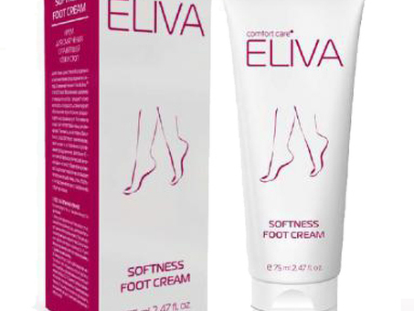 Крем для смягчения огрубевшей кожи стоп ELIVA SOFTNESS FOOT CREAM, 75 мл