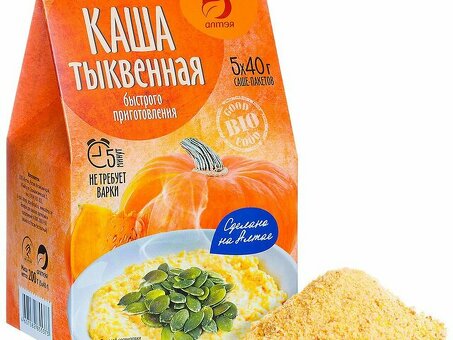 Каша тыквенная быстрого приготовления Алтэя, 5*40 гр