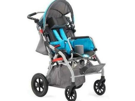 Инвалидная детская кресло-коляска Baby comfort blue H6