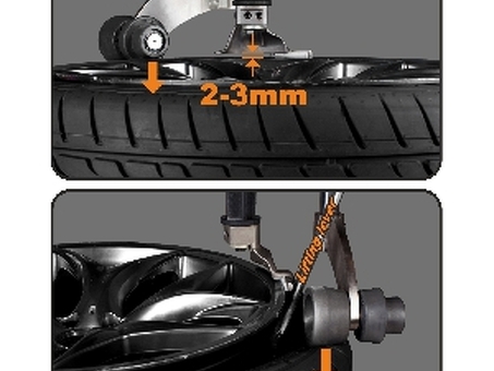 Роликовое устройство для работы с низкопрофильными шинами KraftWell