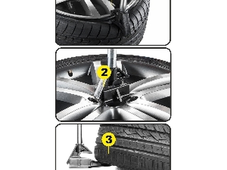 Устройство для монтажа/демонтажа низкопрофильных шин KraftWell