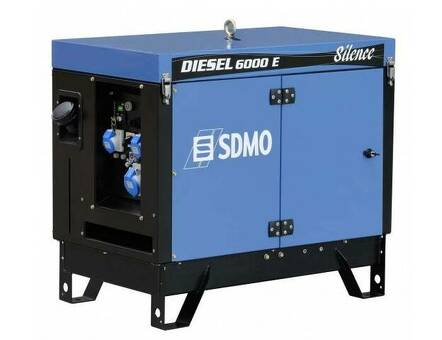 Дизельный генератор SDMO DIESEL 6000 E AVR SILENCE