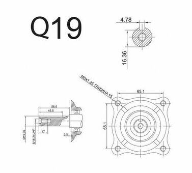 Двигатель бензиновый 4Т E700-Q19 DDE 792-889