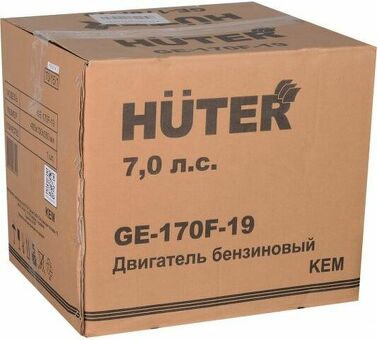 Двигатель бензиновый GE-170F-19 Huter 70/15/1