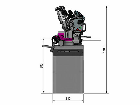 Ленточнопильный станок Optimum OPTIsaw SD281V (380 В) 3290250