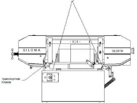 Ленточнопильный станок ручной Siloma W 331M