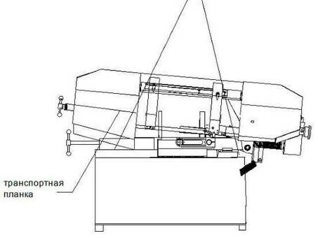 Ленточнопильный станок ручной Siloma W 260M