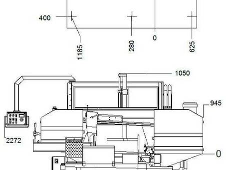 Ленточнопильный станок полуавтоматический Siloma W 340/630GTH