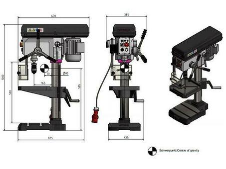 Сверлильный станок OPTIdrill B 24H (230 V)