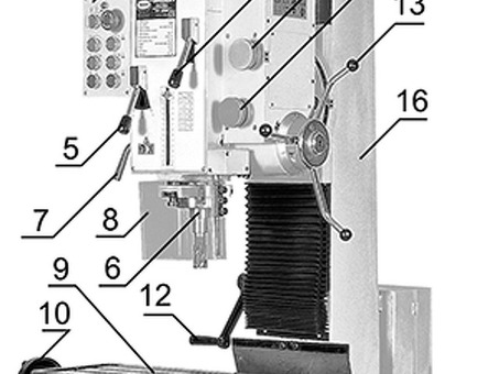 Вертикально-фрезерный станок с цифровым измерением PROMA FP-48SPN 25014001