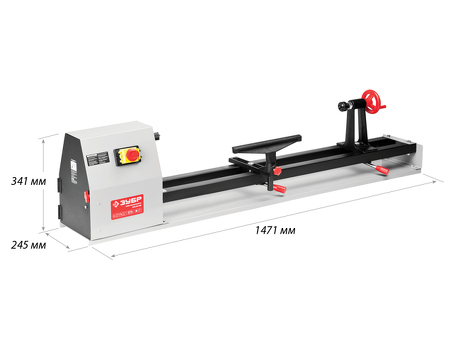 Станок токарный по дереву Зубр ЗСТД-350-1000