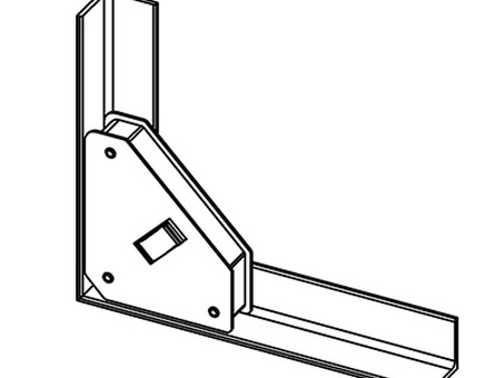 Угольник магнитный для сварки отключаемый MAG605 Smart&Solid