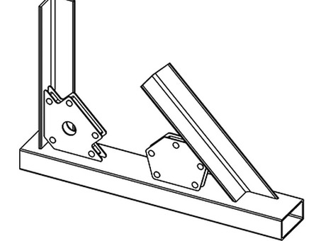 Угольник магнитный для сварки MAG603 Smart&Solid