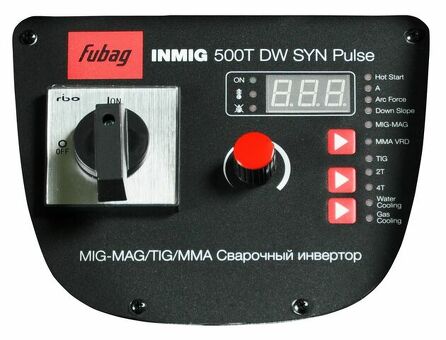 Сварочный полуавтомат инвертор FUBAG INMIG 500T DW SYN PULSE c DRIVE INMIG DW SYN PULSE, блоком охлаждения и тележкой 38432.1