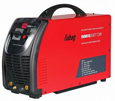 Сварочный полуавтомат инвертор FUBAG INMIG 500T DW SYN с DRIVE INMIG DW, шланг пакетом 10м, горелкой, блоком жидкостного охлаждения и тележкой 38029.4