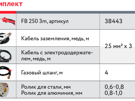 Сварочный полуавтомат инвертор FUBAG INMIG 200 SYN PLUS с горелкой FB 250 38644.1