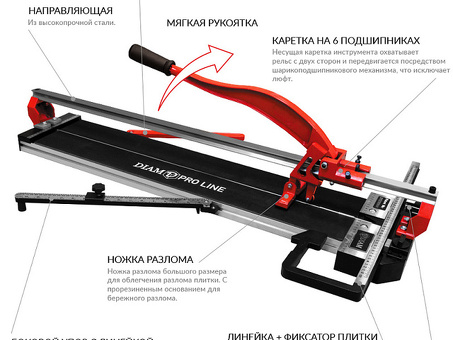 Ручной плиткорез DIAM PROLINE-1200L