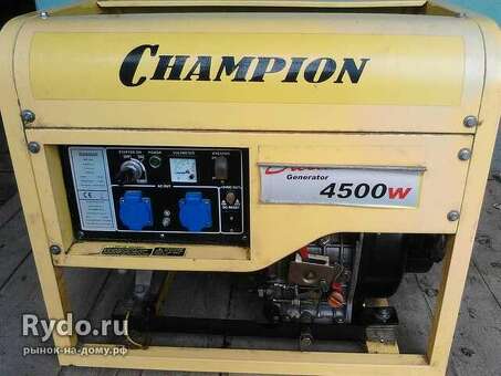 Champion DG6000E 3: мощный портативный генератор с функцией электрического запуска