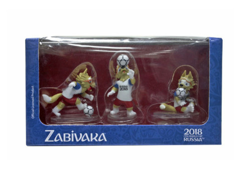 Zabivaka FIFA-2018 три фигурки в подарочной коробке