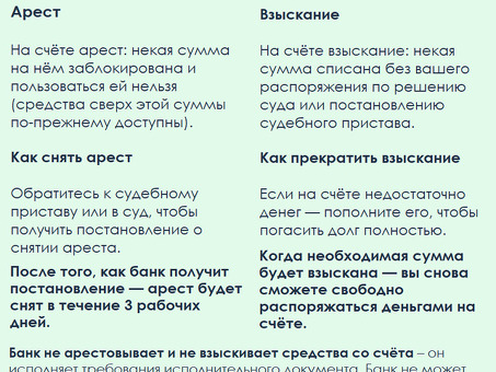 Если мой банковский счет арестован судебным исполнителем: что делать?