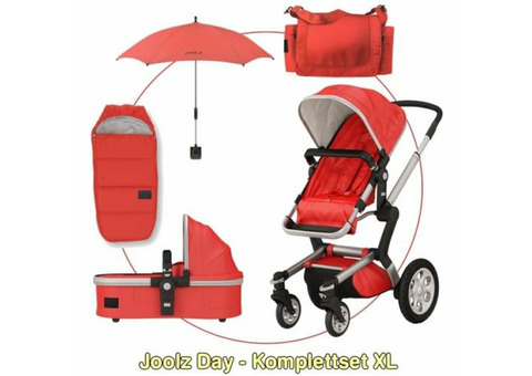 Joolz Day II Complete XL - RED / SILVER - 2014