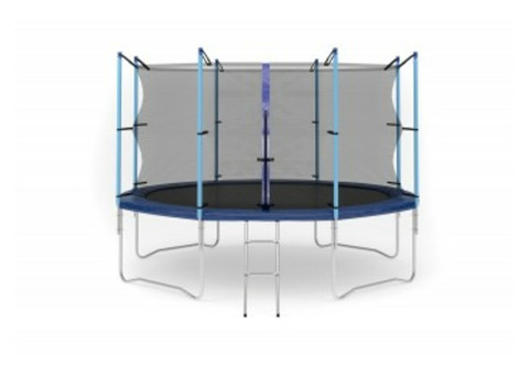 Батут уличный Diamond Fitness Internal 12 FT ( 366 см) с защитной сеткой и лестн