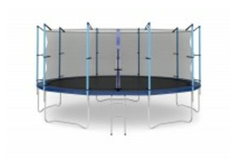 Батут уличный Diamond Fitness Internal 16 FT ( 488 см) с защитной сеткой и лестн