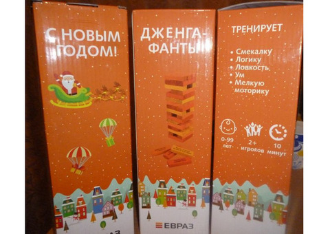 Настольная игра пирамидка ДЖЕНГА-ФАНТЫ