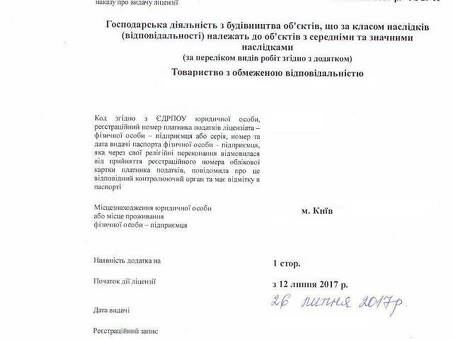 Строительные компании с лицензиями на продажу