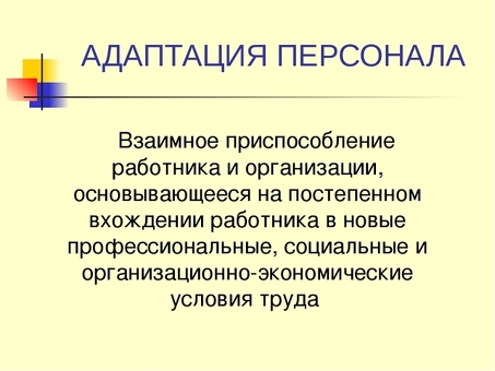 Эффективный ввод сотрудника в должность: плавная интеграция в организацию