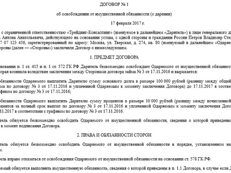 Аннулирование задолженности учредителем по договору займа: юридическая помощь