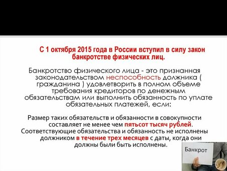 Федеральный закон о банкротстве физических лиц: все, что нужно знать