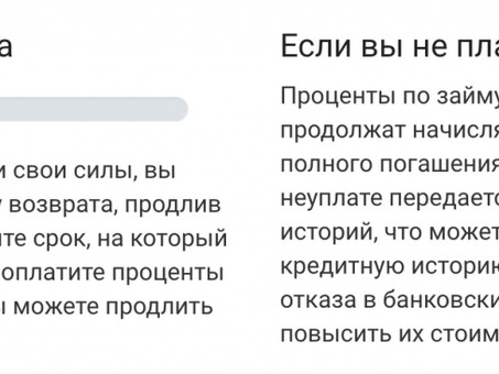 Что произойдет, если я не буду погашать микрозайм?