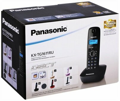 Купить беспроводной телефон Panasonic K X-TG1611RUH DECT онлайн - лучшая цена!