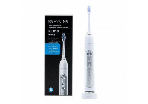 Белая зубная щетка Revyline RL 010 в подарок