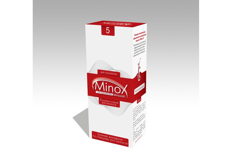 Лосьон для роста волос MinoX 5 [5% миноксидин], 50 мл