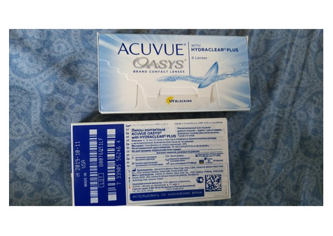 Контактные линзы acuvue oasys двухнедельные