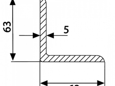 Удельный вес металла и металлопроката уголка 63х63х5