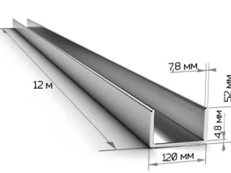 Металл и металлопрокат: швеллер 12п, длина – купить в интернет-магазине