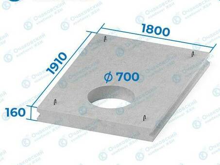 Купить плиту перекрытия ВП 19-18 с центральным отверстием в Москве от производителя - Очаковский завод ЖБИ