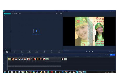 Монтаж видео из фото и видео с наложением музыки