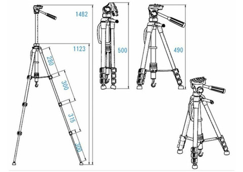 Универсальный, легкий Штатив тренога