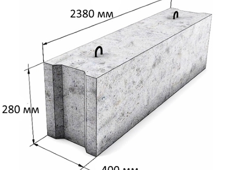 Купить блок ФБС 4-3-3т 400х300х300 в Москве от завода ЖБИ Очаковский